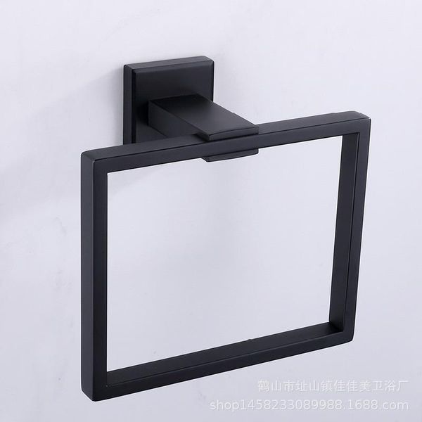 

towel racks black rod square 304 stainless steel ring bathroom hardware batnroom tool