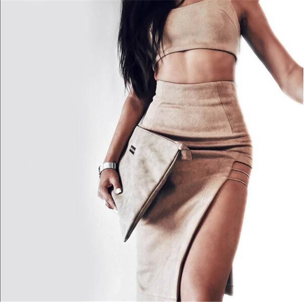 

fashion dress two piece with able and sling, Black;pink