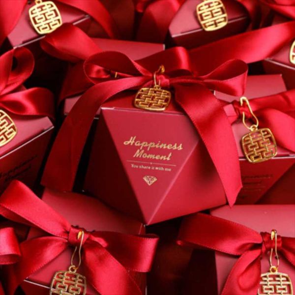 

gift wrap wedding candy box, packaging, empty european style gift, creative chinese box