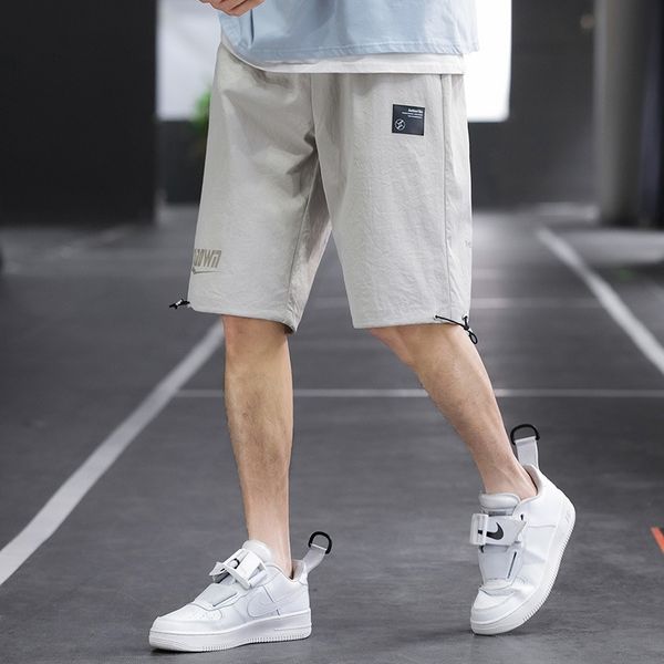 

yaoou s253 pants men's summer thin fashion loose casual shorts, White;black