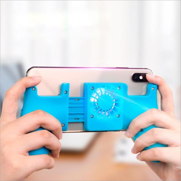 

game controllers & joysticks cooling fan for pubg fps mobile phone hold accessories hand grip enhanced bracket android smart