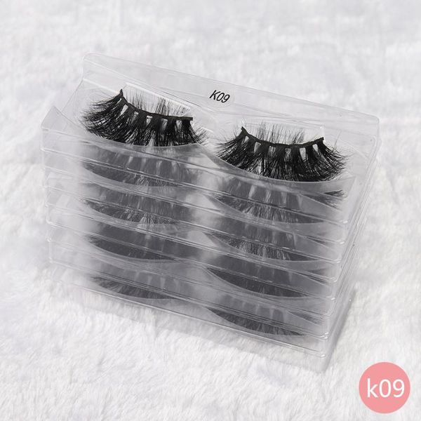 

false eyelashes 10/30/50 pair mink lashes wholesale bulk reusable fluffy wispy cruelty crossed beauty lash makeup tool