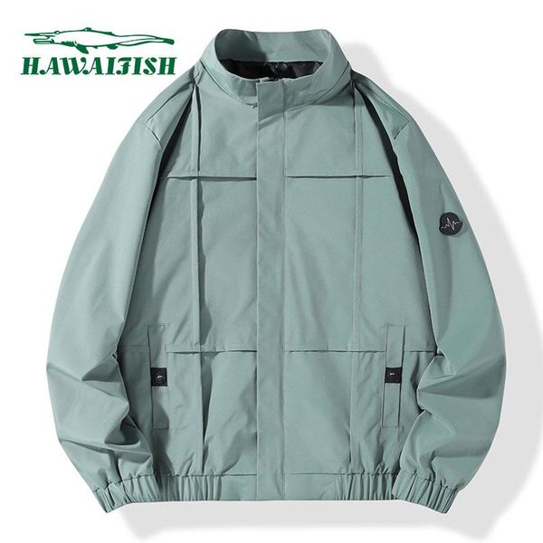 

men's jackets hawaifish brand jacket 2021 autumn korean version baseball uniform fashion spring coat, Black;brown