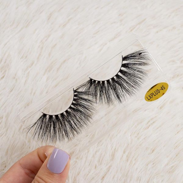 

false eyelashes 5d mink lashes handmade cruelty reusable full 25mm fluffy
