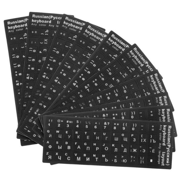 

keyboard covers 10pcs universal foreign language stickers protective sticker