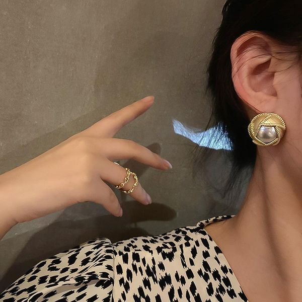 

dangle & chandelier 2021 wholesale budding flower earrings retro fashion elegant net red sweet light luxury, Silver