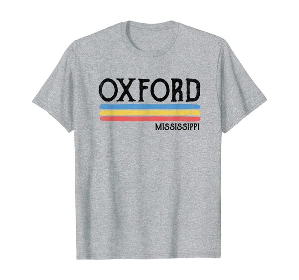 

vintage oxford mississippi ms souvenir gift t-shirt, White;black