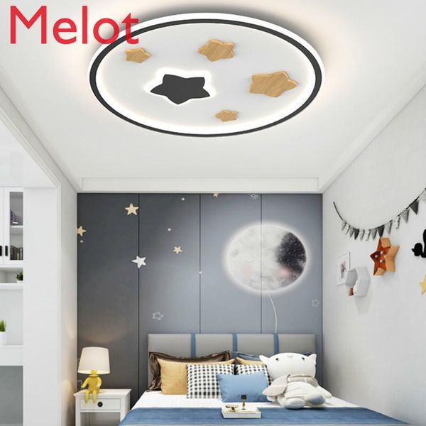 

starry sky elegant bedroom lamps simple children's room lamp creative cozy and romantic light luxury ceiling wallpapers