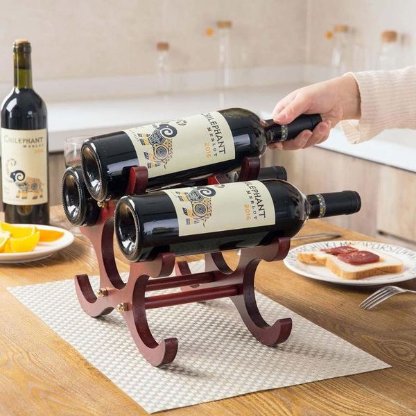 

tablewine racks 1pcs european style wooden rack living room organizer creative bottle holder bar accessories home bars