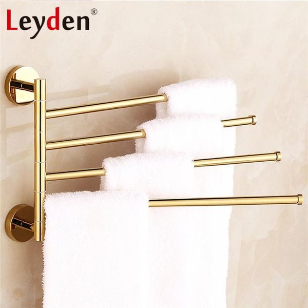 

towel racks leyden copper bar 180 degree rotating wall mount chrome/ gold 4 layer activities rack bathroom accessories