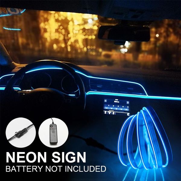 

strips neon lights el wire led under car decorations flexible soft tube sign strip rope cool rgb room decor