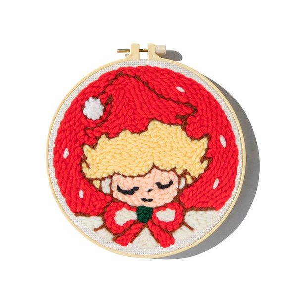 

other arts and crafts christmas prince embroidery punch needle kit poking material package anime cute patterns home decor