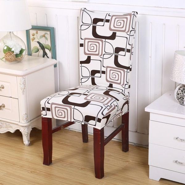 

chair covers universal size dining spandex stretch polyester cover wedding durable anti-dirty case seat protetive slipcover saias