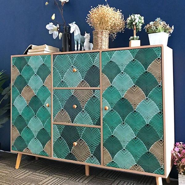 

window stickers decorative tape pvc films for furniture bohemian style self adhesive 2pcs vinilos para muebles kitchen decor