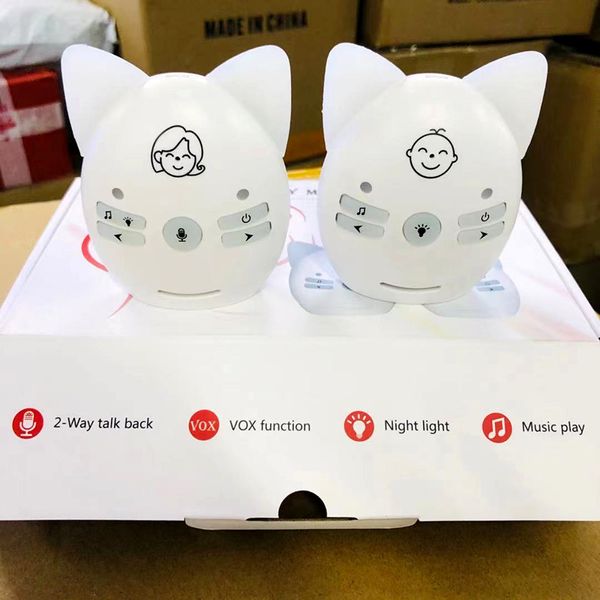 

2.4ghz wireless infant monitor audio walkie talkie kits baby phone alarm kids radionana intercoms radio nanny babysitter