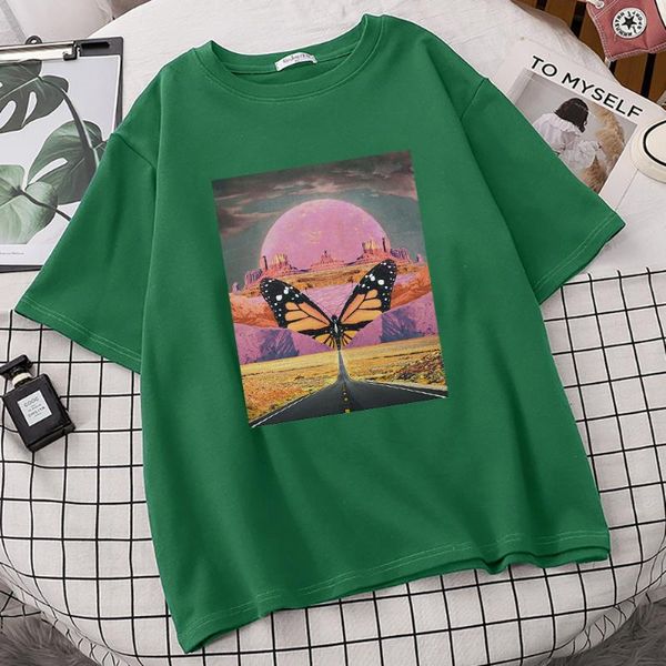 

running jerseys solar system planets and butterfly prints man t shirt round neck breathable loose shirts oversized summer tshirts men', Black;blue