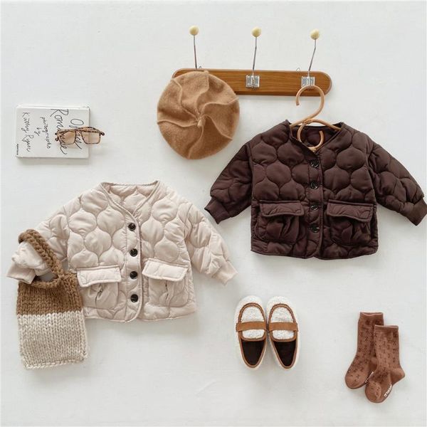

jackets little kids jacket fleece winter baby boys clothing outerwear toddler girls thick warm children clothes parka autumn, Blue;gray