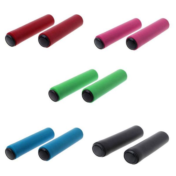 

bike handlebars &components bicycle grips silicone sponge handlebar soft cycling