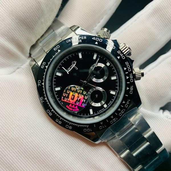 

men automatic u1 factory sapphire glass sweeping lucury watches all small dials works delivery wristwatches, Slivery;brown