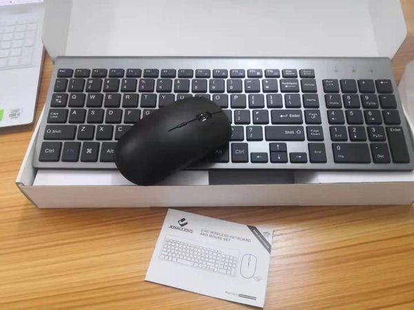 

keyboard mouse combos wireless set ergonomic pc mause silent button and combo 2.4g for laptop