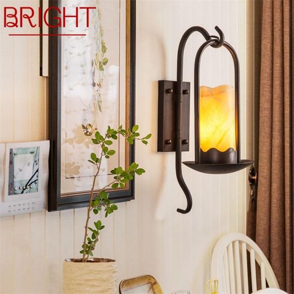 

wall lamps bright indoor light sconces dolomite candle shape classical fixture decorative for home