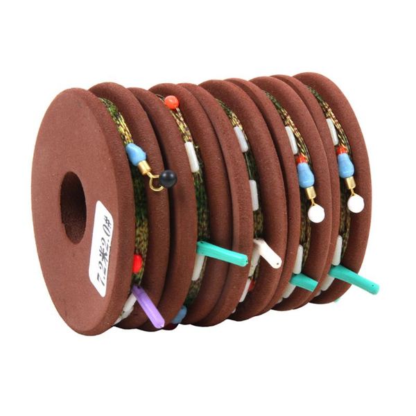 

braid line 5pcs invisible spotted fishing board set spool group fish space bean sinker kit float seat gear