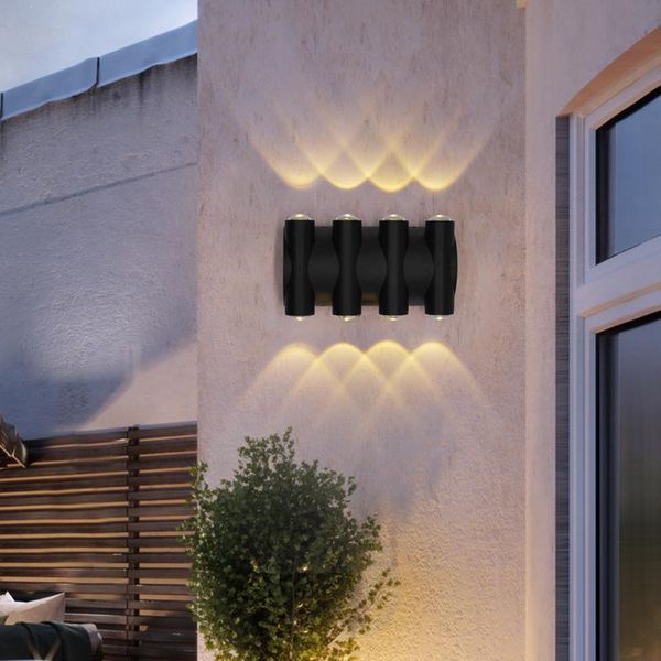 

outdoor waterproof ip65 led swimming pool wall light porch lights up down lamp for yard corridor balcony ac90-260v lamps