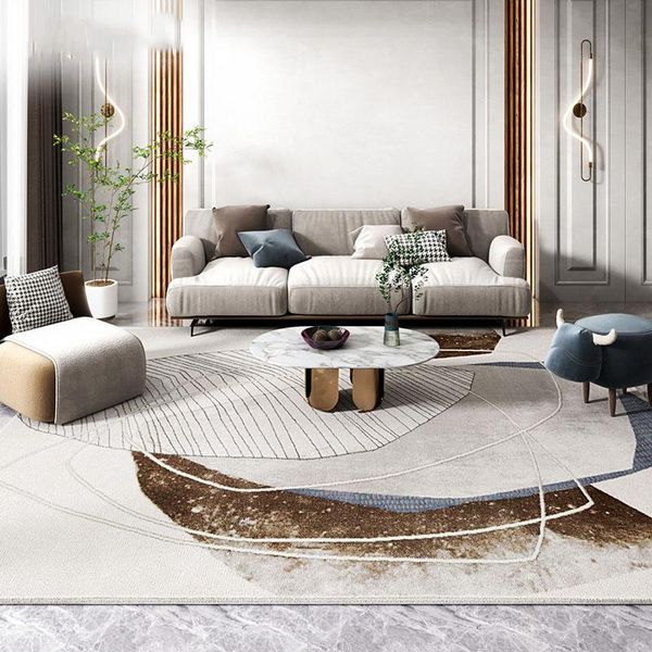 

carpets geometric carpet for living room anti-slip bedroom home indoor area rug decorative modern thick sofa floor decor
