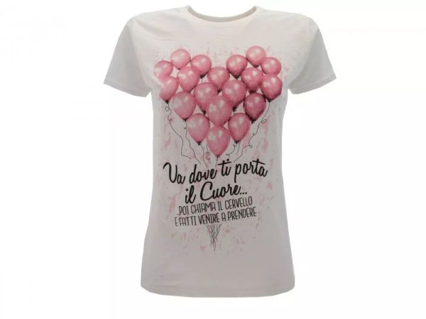 

t shirt only words woman they go where brings you the original heart, White;black