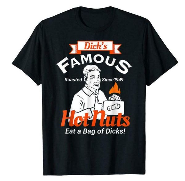 

r2 dick's famous nuts eat a bag of dicks funny black t-shirt s-6xl, White;black