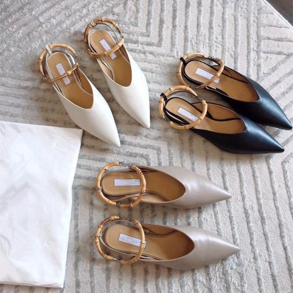 

shoes women pointed toe fetish luxury designer woman extreme mules super flats ladies genuine cow leather sandals, Black