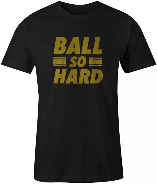

ball so hard quote music kanye west jay z hip hop tee t-shirt mens, White;black