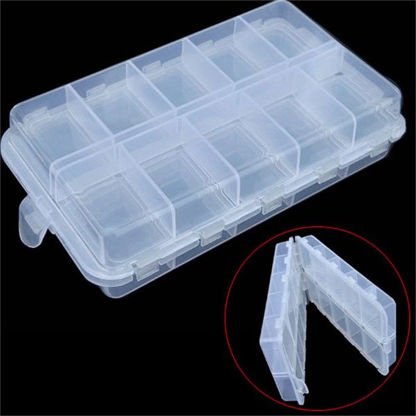 

16.6*9.7*4.1cm plastic 20 compartments fishing tackle box for fishing lures baits hooks storage case 917 z2