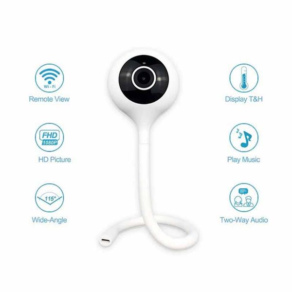 

webcams wouwon display temperature play lullaby hd mini ip wifi camera security cctv baby monitor cloudedge
