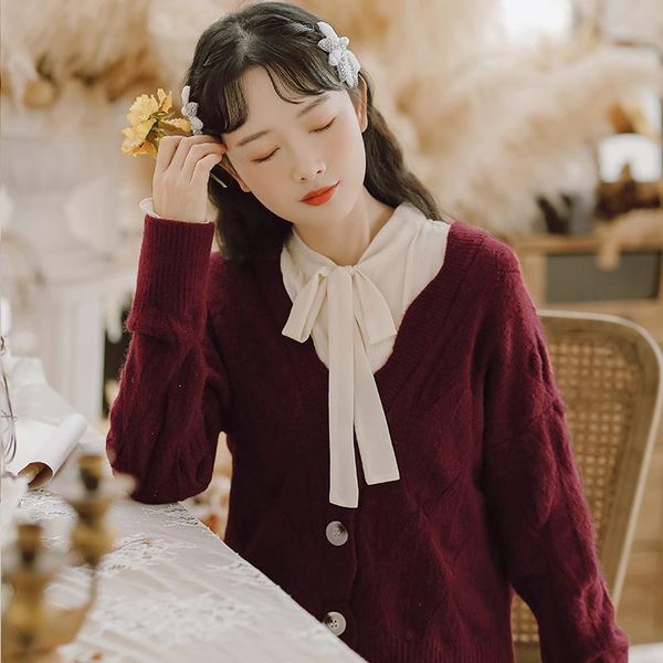 

knitting shirt womens spring women shirts beige red a3929 women's blouses &, White