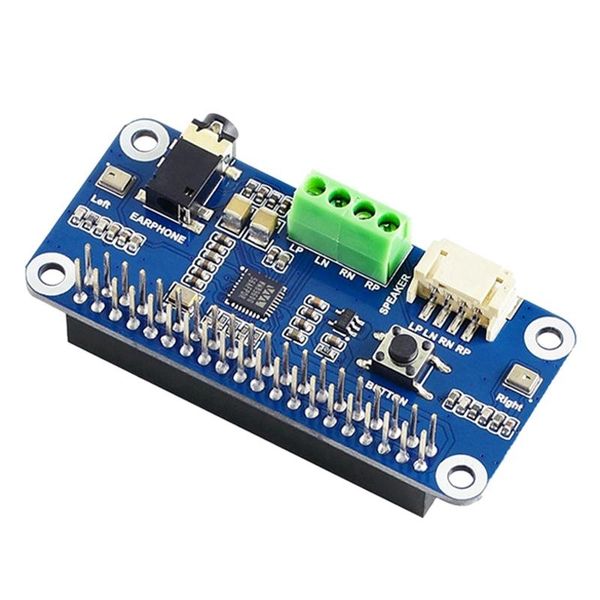 

computer speakers wm8960 audio module expansion board for raspberry pi 4/3b+,stereo codec speaker with small
