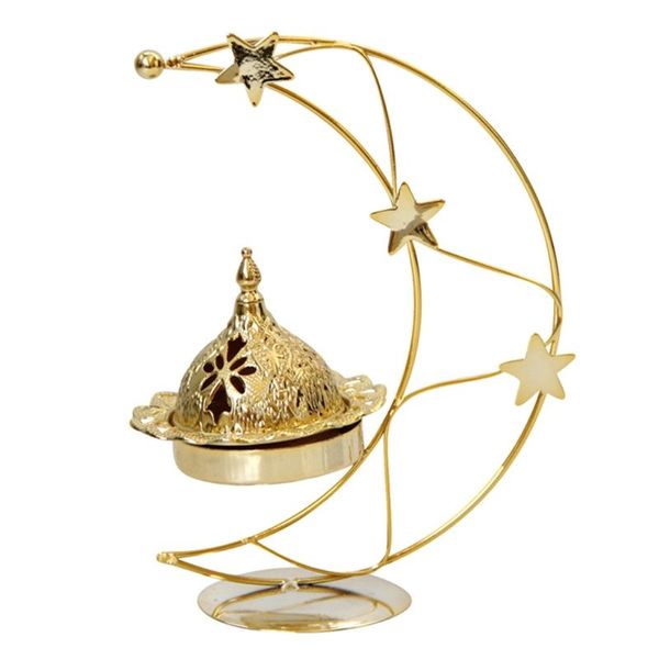 

candle holders star moon shape incense burner holder dual use ramadan middle east arab aroma diffuser gxma