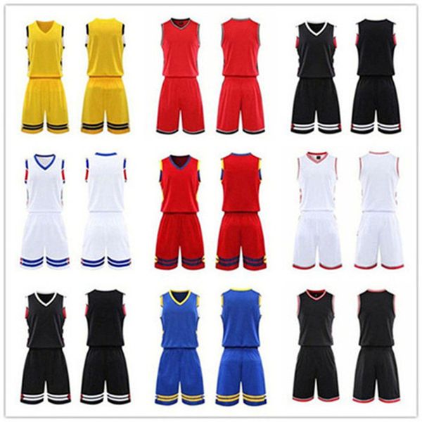 

2021 men team basketball jersey sets pantaloncini da basket sportswear running clothes white black red purple green 36 2306