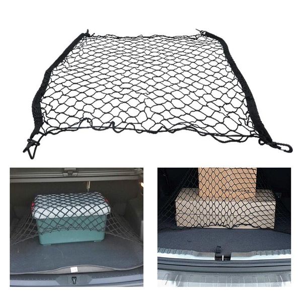 

car organizer 2 size car-styling boot string mesh elastic nylon rear back cargo trunk storage luggage net holder auto accessory