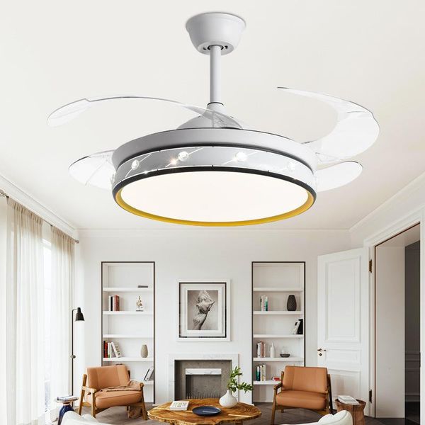 

ceiling fans modern fan lamp living room dining fixture integrated creative led lights with