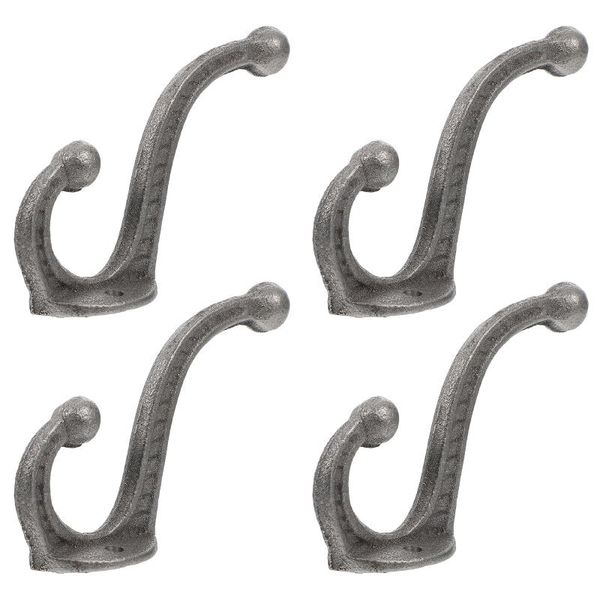 

hooks & rails 4pcs iron wall hanger vintage storage practical hanging