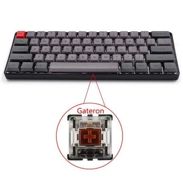 

keyboards rgb led backlit wired mechanical keyboard,portable compact waterproof mini pbt n2ub