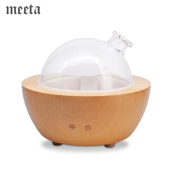 

air humidifier aroma essential oil diffuser ultrasonic wood led night light electric diffuzor vaporizer mist maker 200ml humidifiers