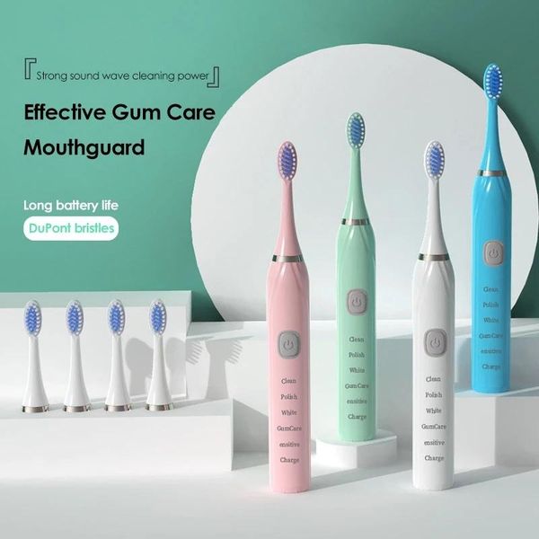 

smart electric toothbrush 2021 sonic toothbrushe teens oral cleaning whitening ipx7 waterproof ultrasonic brush