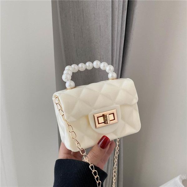 

chain shoulder bag female 2021 fashion luxury lovely small crossbody women brand design jelly mini purse and handbag cross body