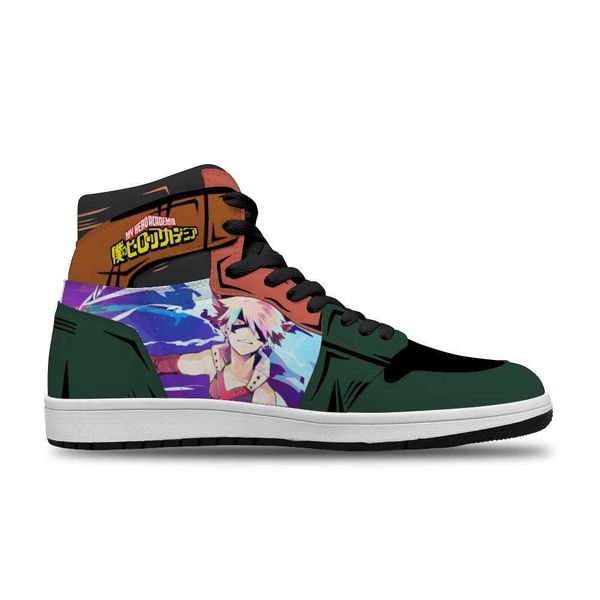 

anime cartoon japanese my hero academia diy cosplay running non-slip basketball shoes for man fashion trend shoe high basketball shoes non s