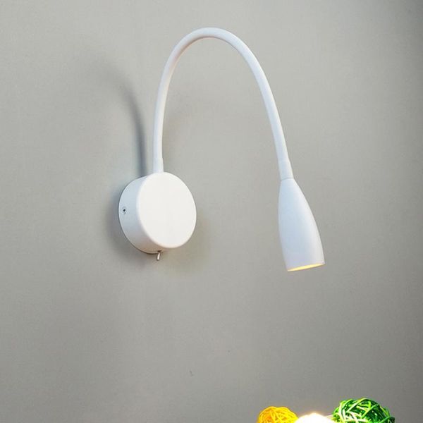 

wall lamp 360 rotate led flexible reading living room tv background light bedroom bedside po cy25