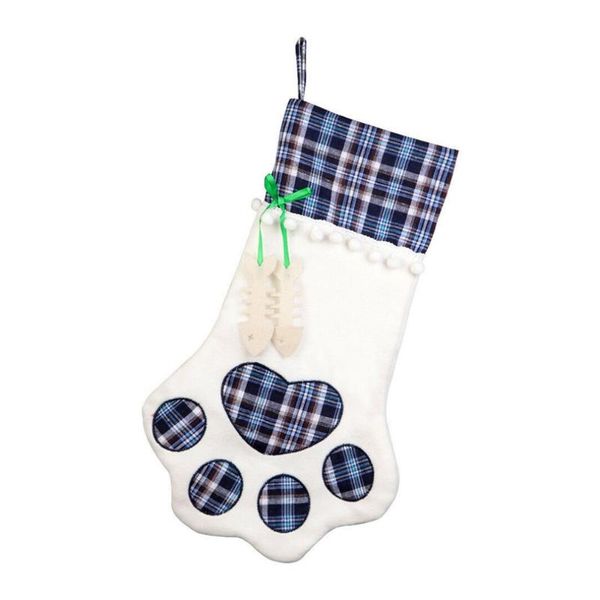 

dog apparel pet christmas stocking gift bags decorations ornaments pendant candy