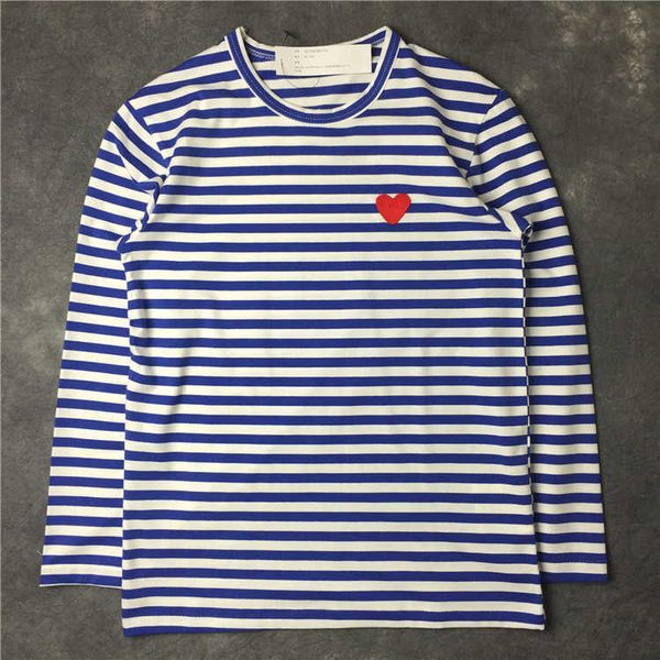 

shirts mens t japanese fashion love embroidery long sleeve high street stripe long-sleeved loose women t shirts casual clothes, White;black