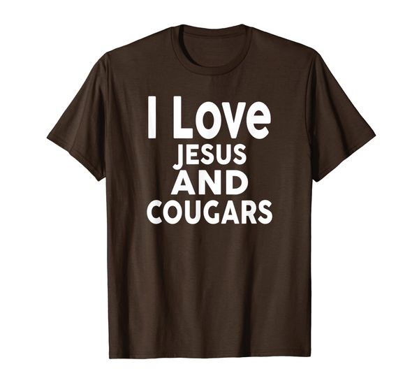 

I Love Jesus and COUGARS T-Shirt Funny COUGAR Tee, Mainly pictures